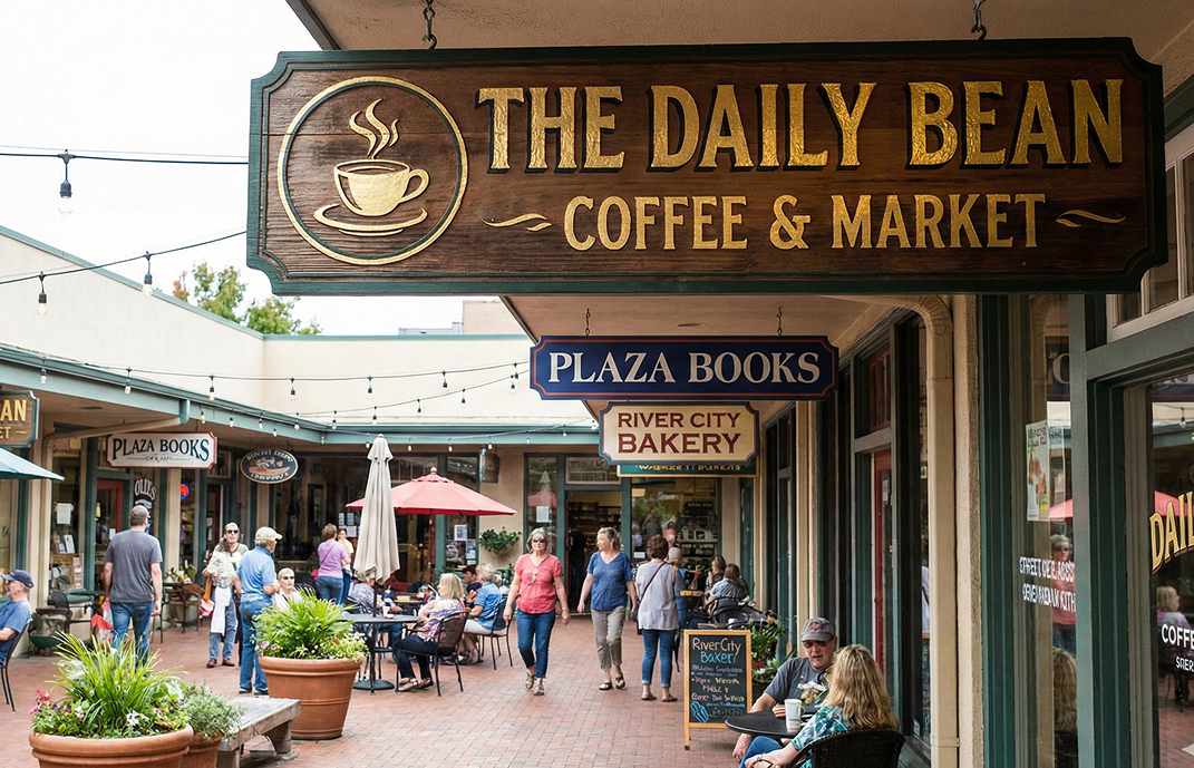 Professional wooden signage for businesses in Boynton Beach